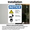 Signmission Safety Culture Sign, 7 in Width, Vinyl Decal, Rectangle OS-2PACK-NS-D-710-25575 - alternate 3